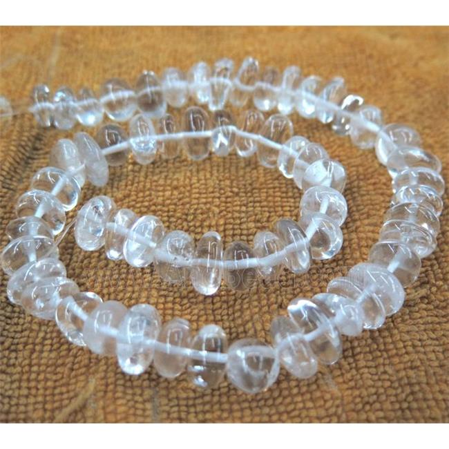 clear quartz chips bead, freeform