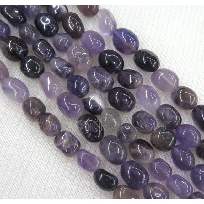amethyst chips bead, freeform