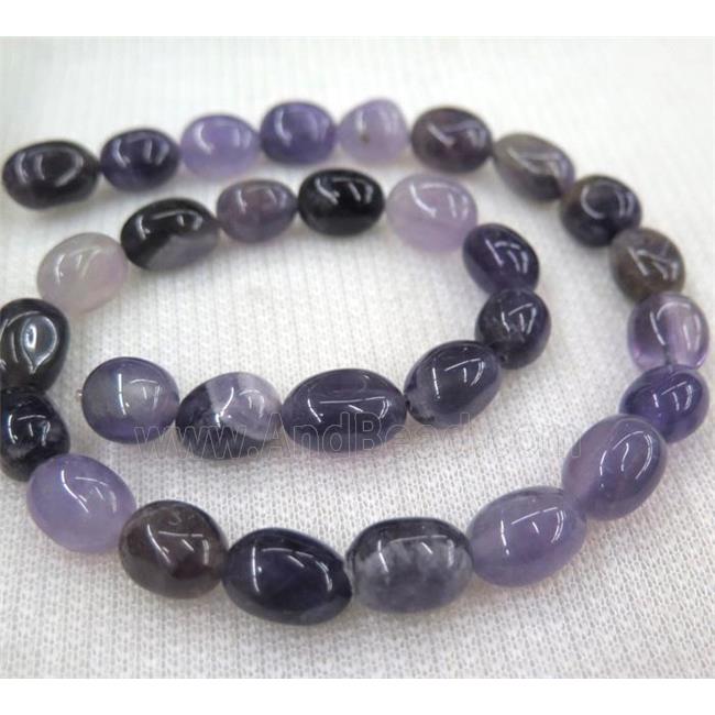 amethyst chips bead, freeform
