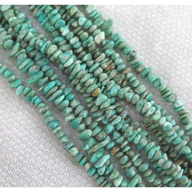 natural turquoise bead chips, freeform