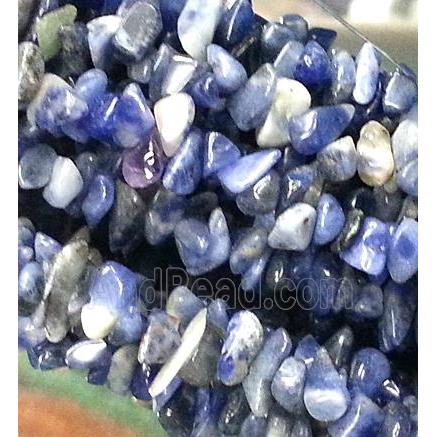 lapis lazuli chips bead, freeform