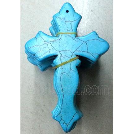 Cross Turquoise Pendant, stability, synthesize