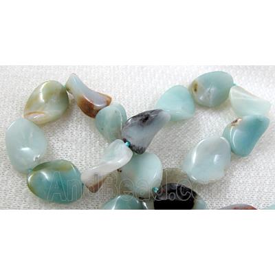 Natural Twist Leaf Gemstone bead