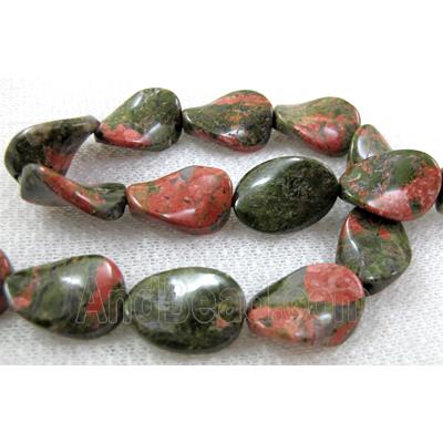 Natural Twist Leaf Gemstone bead