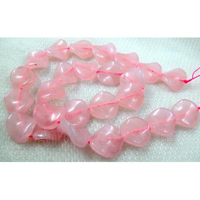 Natural Twist Coin Gemstone bead