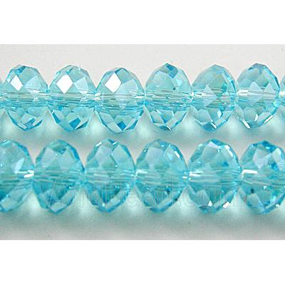 Chinese Crystal Beads, faceted rondelle
