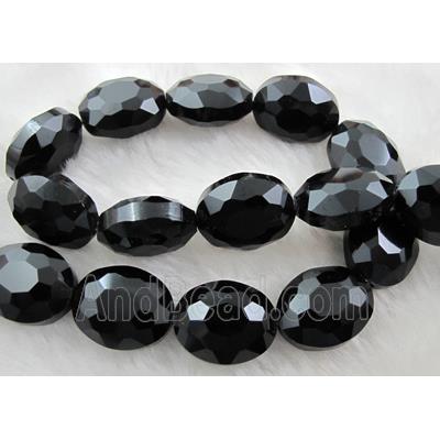 Crystal Glass Beads,  faceted horse eye
