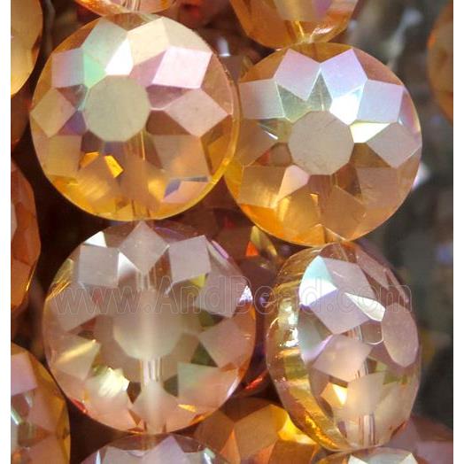 chinese crystal glass bead, faceted square