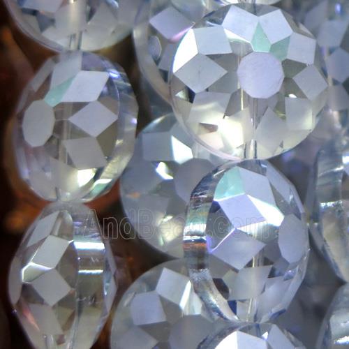 chinese crystal glass bead, faceted square