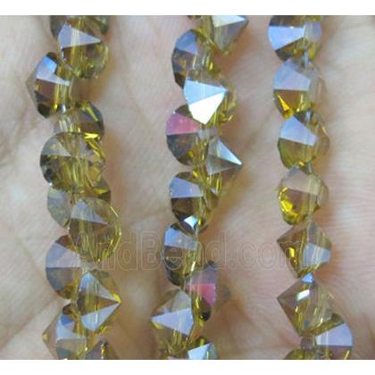 chinese crystal glass bead, diamondoid