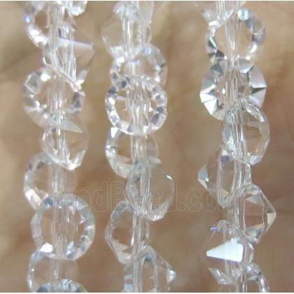 clear chinese crystal glass beads, diamondoid