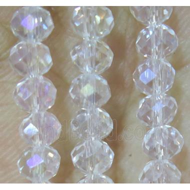 chinese crystal bead, faceted rondelle