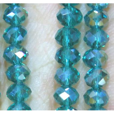 chinese crystal bead, faceted rondelle