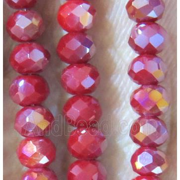 chinese crystal bead, faceted rondelle