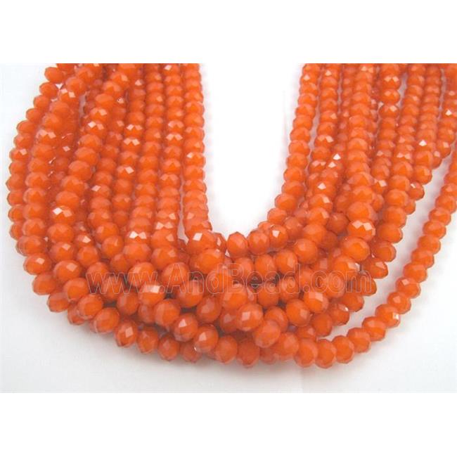 glass crystal bead, faceted wheel