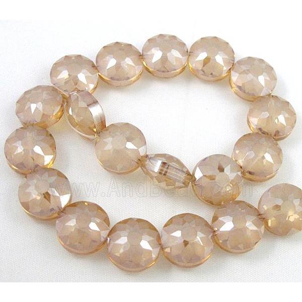 cut glass crystal bead, UFO
