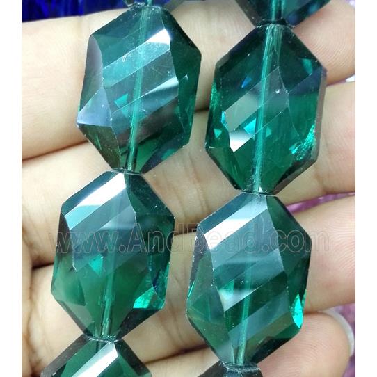 Chinese crystal bead, faceted