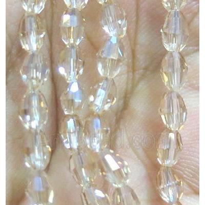 Chinese Crystal Beads, faceted oval