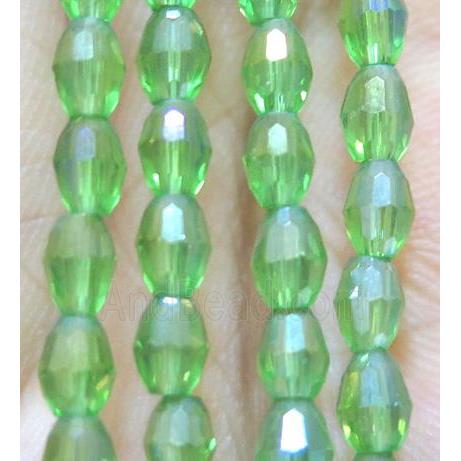 Chinese Crystal Beads, faceted oval