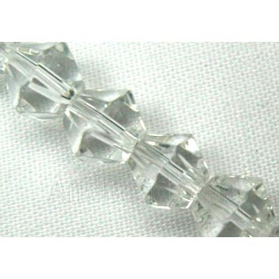 Clear Bicone glass beads