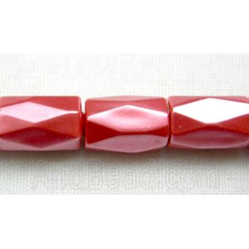 Hematite Magnetic Facet Tube Beads