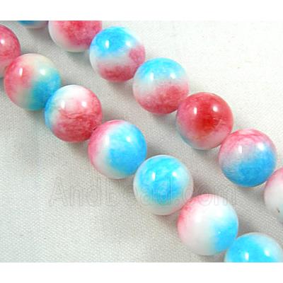Jade beads, Round, mix color