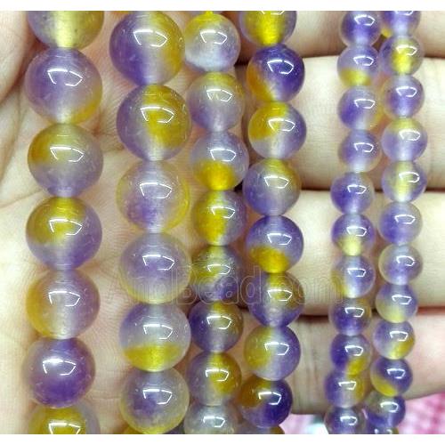 Malaysia Jade beads, round, multicolor