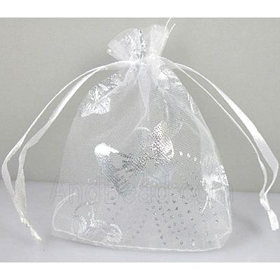 Organza bag, white
