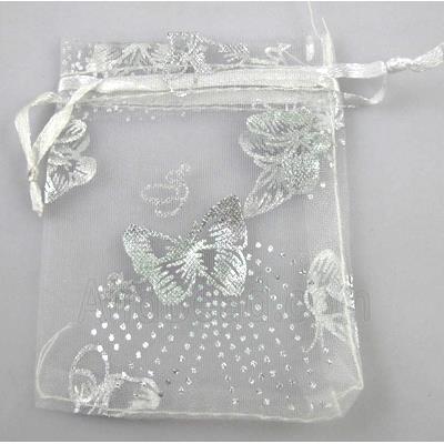Organza bag, white