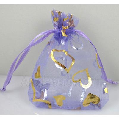 Organza bag, lavender