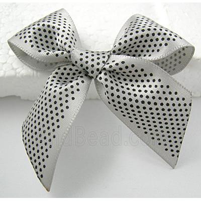 bowknot, Ribbon butterfly flower, grey