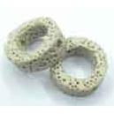 Lava bead, rondelle