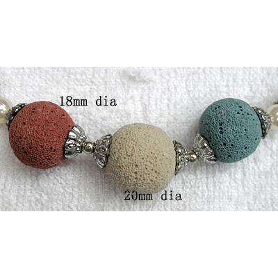 Handmade Lave Necklace
