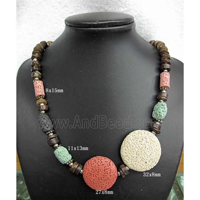 Handmade Lave Necklace