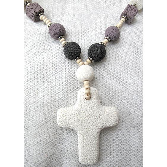 Handmade Lave Necklace