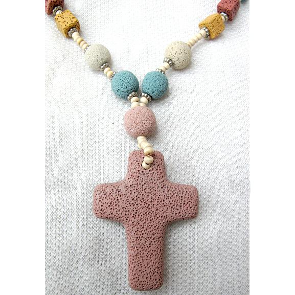Handmade Lave Necklace