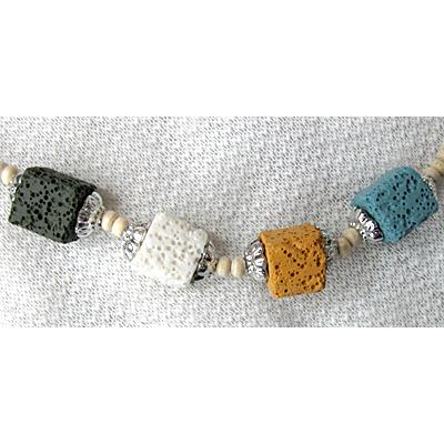 Handmade Lave Necklace