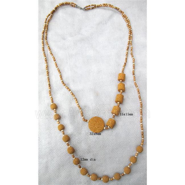 Handmade Lave Necklace