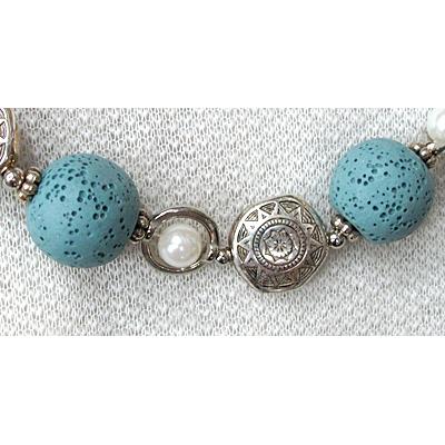 Handmade Lave Necklace