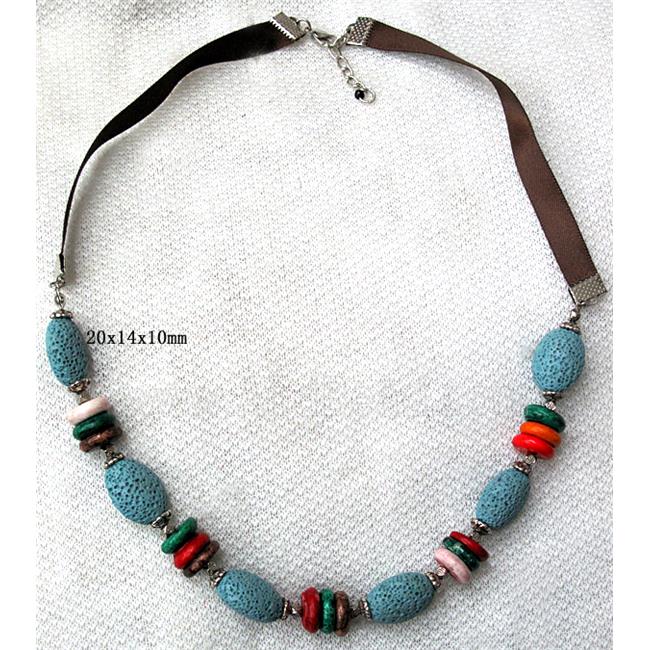 Handmade Lave Necklace