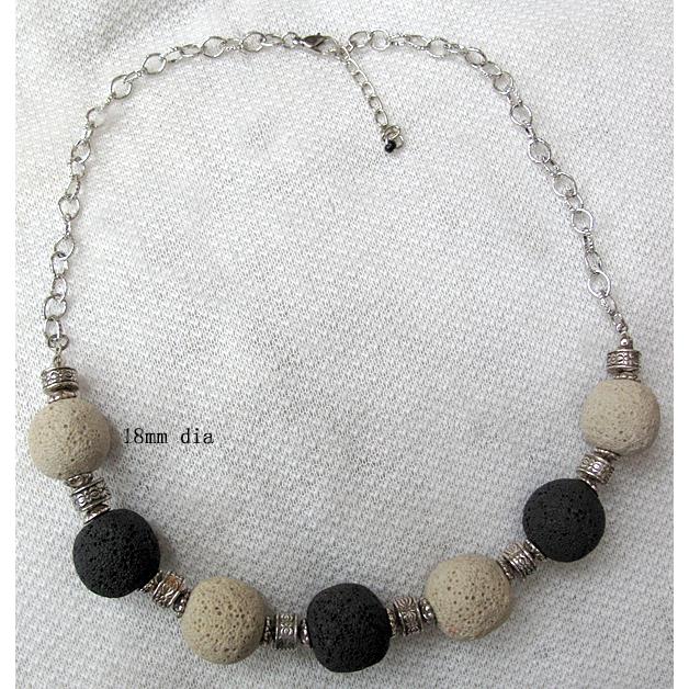 Handmade Lave Necklace