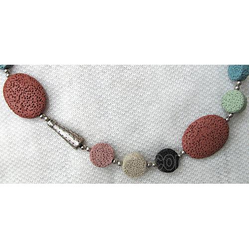 Handmade Lave Necklace
