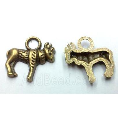 tibetan silver sheep pendants non-nickel, bronze