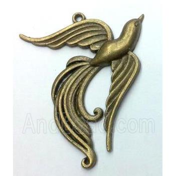 tibetan silver phoenix pendants non-nickel, bronze