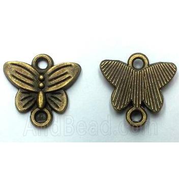 tibetan silver butterfly pendant non-nickel, bronze
