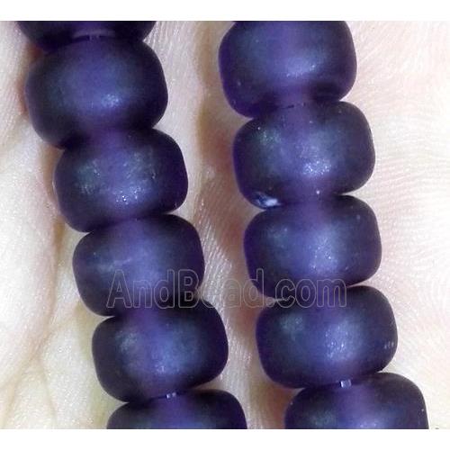 matte lampwork bead, heshi