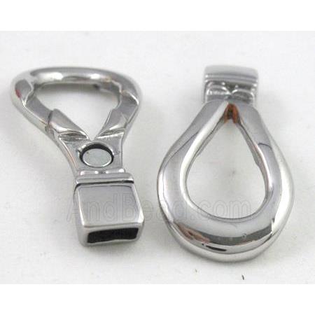 stainless steel Magnetic Clasp, platinum