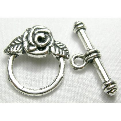 Tibetan Silver toggle clasps non-nickel