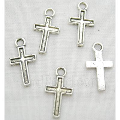 Tibetan Silver Latin Crosses Non-Nickel