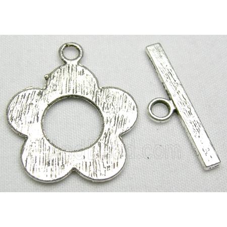 Tibetan Silver toggle clasps non-nickel